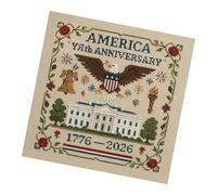 Beginner Embroidery Kit for Adults | Embroidery Practice Kits,Complete Set Art Craft for Beginners Enthusiasts Men Women Hobbyists Family Members Friends Coworkers Party Decor