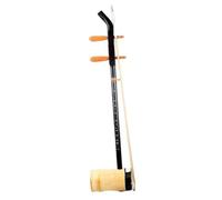 Beginner Erhu Erhu 2-string Violin Musical Instrument | 2 strings: Classic design for rich musical expression.(White ponytail)