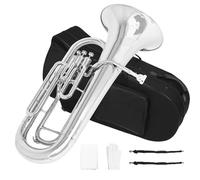 Beginner Euphonium 3 Key Euphonium Bb Vertical Key Professional Baritone Horn Brass Instrument With Case Gloves Cloth