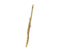 beginner Flute Sets Gold Plated 17 Key Flute Open And Closed Hole Dual Purpose Professional White Copper