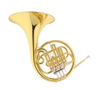 Beginner French Horn Four Key Single Row French Horn Brass Instrument