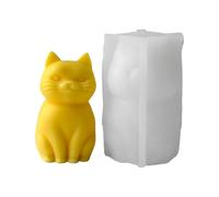 Beginner Friendly 3D Cats Mold Nonstick Flexible Design Making Tools for Home Crafting Projects Easy Release Mold