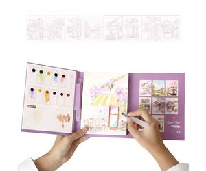 Beginner-Friendly Design: Designed for ease of use, this watercolor book set provides pre-drawn outlines and an instant-use water-loaded brush, providing that anyone, regardless of experience, can enj