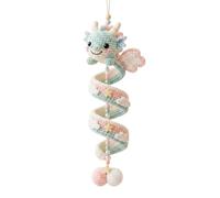 Beginner-Friendly DIY Enchanted Dragon Spiral Hanging Ornament Kit | Art Hanging Kit, Amigurumi Yarn Hook Set, Knitting Materials, Mythical Beast Decor, Handmade Wall Art Gift，F