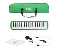 Beginner Friendly Melodica with 37 Keys, Multiple Playing Ways, Convenient Carrying Bag (Green)