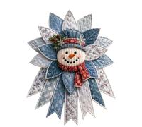 Beginner-Friendly Oversized Christmas Character Quilted Door Hanger, DIY Patchwork Hanging Decor Kit, Christmas Character Quilted Door Hanger Sewing Kit, Holiday Home Decor (Snowman)