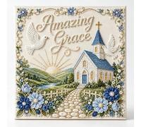 Beginner-Friendly Sacred Hymn Pearl Art Kit Collection, DIY Faith Decor (#B)