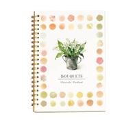 Beginner-Friendly Watercolor Workbooks, Beginner Friendly Painting Kit, Easy Nature Scenes Paint Set, Art Crafts for Creative Exploration, Gift for Adults Teens (Bouquets)