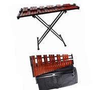 Beginner Glockenspiel Xylophone Percussion Instrument 37-note Mahogany Chime Student Percussion Chime 37-note Mahogany Chime Set