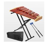 Beginner Glockenspiel Xylophone Xylophone Percussion Instrument Professional Performance Level 37 Key(Rosewood with bag)