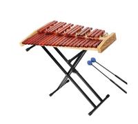 Beginner Glockenspiel Xylophone Xylophone Percussion Instrument Professional Performance Level 37 Key(Rosewood)