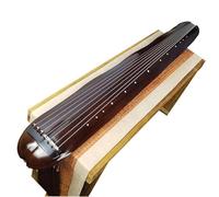 Beginner guqin Chinese Guqin Banana Leaf Type Centuries-old Fir Wood Zither Professional Collection Guqin Lacquer Antler Cream Zithe(Brown)