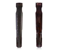 Beginner Guqin Fuxi-style Instrument Entry-level Old Fir Wood Handmade Lacquer Seven-string Chinese Traditional guqin instrument(Style 2)