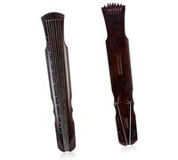 Beginner Guqin Fuxi-style Instrument Entry-level Old Fir Wood Handmade Lacquer Seven-string(Style 1)