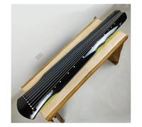 Beginner guqin Professional Handmade Guqin Fuxi 7 Strings Practice Performance Teaching Stringed Instruments Black Brown(Black)