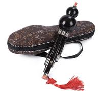 Beginner Hulusi Flute Adult Beginners Three Tone Double White Brass Ebony Gourd Flute In C Major