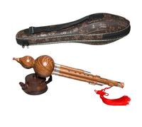 Beginner Hulusi Flute Impact Resistant Bakelite Imitation Mahogany Gourd Flute C Major B Flat Beginners Instrument(C major hulusi box)