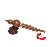 Beginner Hulusi Flute Impact Resistant Bakelite Imitation Mahogany Gourd Flute C Major B Flat Beginners Instrument(C Key)
