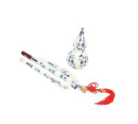 Beginner hulusi flute Porcelain Hulusi Instrument Blue And White Gourd Silk Musical Instruments Aldult Synthetic