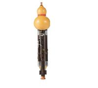 Beginner Hulusi Flute Professional Grade Hulusi 7Hole 3 Key Model Wide Range Keys Of Bb C And G F Suitable For Adult Performers(Key of Eb Major)