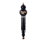 Beginner Hulusi Flute Professional Performance Of B Flat And C Key Hulusi For Adults Three Tone Wood Rosewood Ebony Beginner Instrument(Ebony in C-flat major)