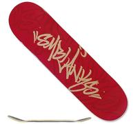 //Beginner-Intermediate (Stronger Nose) // SMBLANKS Solid S2 8.0" KR (Burgundy) Skateboard Deck (JESSUP) (Single Deck)