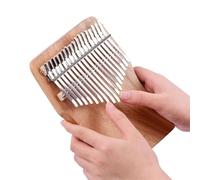 Beginner Kalimba 17 Key Thumb Piano Kalimba Camphor Wood C Scale Sticker Tuning Hamm