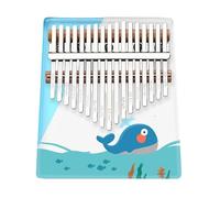 Beginner Kalimba 17 Note Kalimba Finger Piano Painted Transparent Instrument(13)