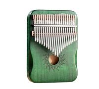 Beginner Kalimba 17key Maple Kalimba 21k Ey Portable Beginner Suitable For Adults(Green 21 key)