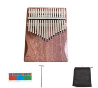 Beginner Kalimba 17tone Kalimba Professional Beginner Adult Practice Wooden Thumb Piano Portable Keyboard Instrument(17 Tone Sapele)