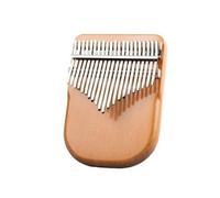 Beginner Kalimba 21 Key Kalimba Solid Wood Professional 17 Beginner Keyboard Musical Instrument Portable(21 Key Yellow)