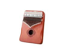 Beginner Kalimba 21 Key Mahogany Kalimba Portable For Beginners(17 keys brown)