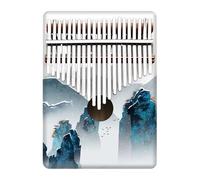 Beginner Kalimba 21 Note Round Hole Painted Thumb Piano Kalimba Five Finger(12)