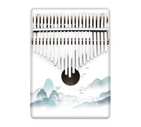 Beginner Kalimba 21 Note Round Hole Painted Thumb Piano Kalimba Five Finger(8)