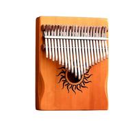 Beginner Kalimba 21key Maple Kalimba Small 17key Thumb Piano Portable For Beginners And Adults(Yellow 21 KEY)