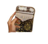 Beginner Kalimba Beginner Kalimba 17 Key Portable Transparent Acrylic Professional Keyboard Musical Instrument(1)