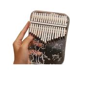 Beginner Kalimba Beginner Kalimba 17 Key Portable Transparent Acrylic Professional Keyboard Musical Instrument(3)