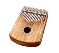 Beginner Kalimba Folk Thumb Piano U Shaped Finger Portable 17 21 Keys Musical Instrument(17 Keys Zebra Wood)