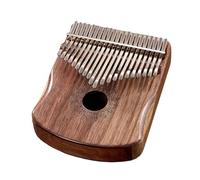 Beginner Kalimba Folk Thumb Piano U Shaped Finger Portable 17 21 Keys Musical Instrument(21 Keys Walnut)