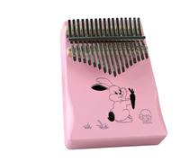 Beginner Kalimba Kalimba Thumb Piano Set 17 Keys Manual Tuning Portable Suitable For Adult Beginners(17keys rabbit Retro)