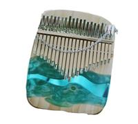 Beginner Kalimba Professional 21 Key Resin Epoxy Kalimba Wooden Instrument For Beginners(21 tone-style2)