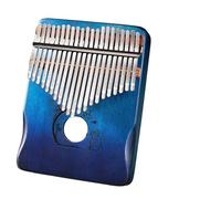 Beginner Kalimba Rosewood Kalimba Adult Professional Thumb Piano Portable Beginner Keyboard Instrument(21 Tone Blue)