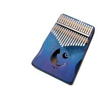Beginner Kalimba Rosewood Kalimba Adult Professional Thumb Piano Portable Beginner Keyboard Instrument(17 Tone Blue)