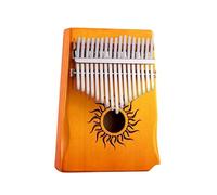 Beginner Kalimba Thumb Piano 34 Note Professional Finger Beginner Key Kalimba Music Keyboard Instrument(Yellow 17 KEY)