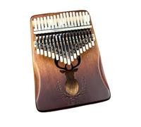 Beginner Kalimba Wooden Thumb Piano 17 21 Note Finger Portable Instrument Kalimba(17-tone - Good luck)