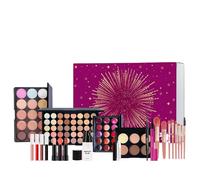 Beginner Makeup Kit - 12 Color Eyeshadow Palette, Soft Bristle Brush, Vibrant Lipstick with Versatile Shades | Full Cosmetic Set for Women and Girls and Teens Beginner Christmas Wife Mother Day
