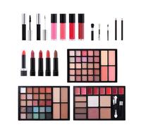 Beginner Makeup Kit | Multifunctional Full Kit Makeup Gift Kits | Included Mascara, Eyeshadow Palette Set, Eyebrow Pencil, Lipstick for Beginners, Professionals