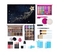 Beginner Makeup Set,Portable Face Make Up Set Includes Eyeshadow Palette Lipstick Cosmetic Brush - Makeup Kits for Teens,for Wife Friend Sister Daughter Family Friends Coworkers
