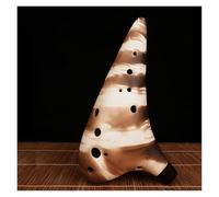Beginner Ocarina 12-hole AF Ocarina Plain-fired Professional Playing Twelve-hole Alto F Key With A Low Sound(Style 1)