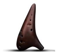 Beginner Ocarina 12-hole AF Ocarina Plain-fired Professional Playing Twelve-hole Alto F Key With A Low Sound(Style 2)
